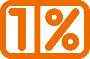1% Logo